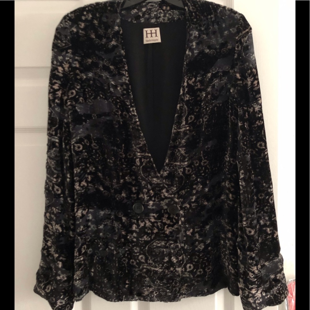 Haute Hippie Velvet Blazer